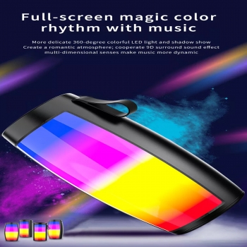 Popular+Outdoor+Colorful+Tower+Bluetooths+Smart+Car+Mini+Dj+Bass++Gaming+Portable+Speaker